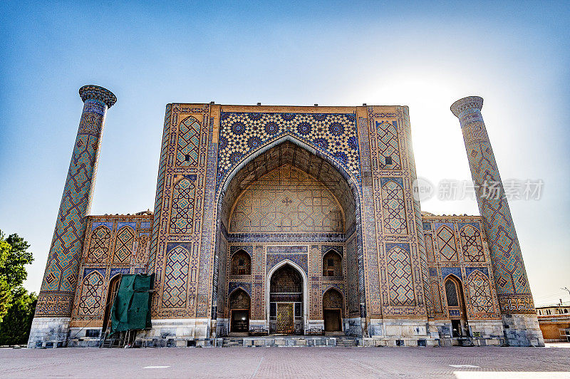 Sherdor Madrassah, Registan广场，撒马尔罕